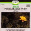 Concerto for Violin A-E [Audio Cassette] Bach