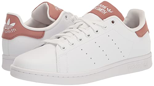 adidas mens Stan Smith Sneaker, Core White/Core White/Dark Blue, 6.5 US