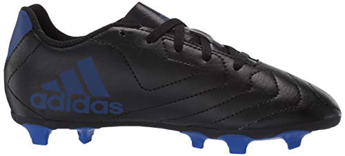 adidas Goletto VII Firm Ground Cleats Football Shoe, core Black/Team Royal Blue/Team Royal Blue, 13 US Unisex Little Kid