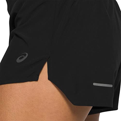 ASICS Women's Road 3.5" Short Running Apparel, S, Performance Black