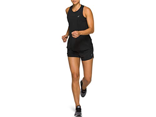 ASICS Women's Road 3.5" Short Running Apparel, S, Performance Black