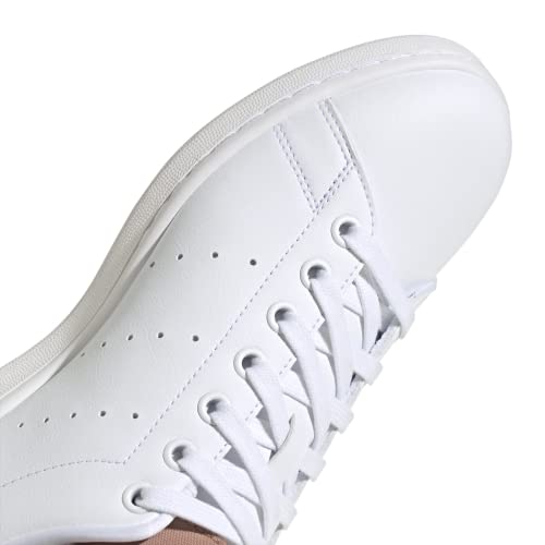 adidas mens Stan Smith Sneaker, Core White/Core White/Dark Blue, 6.5 US