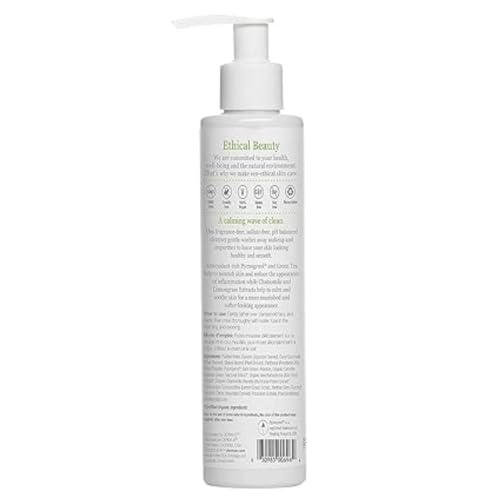 DERMA-E Sensitive Skin Cleanser ? Gentle, Unscented Cleansing Face Wash ? Soothing Facial Cleanser with Pycnogenol and Aloe Vera - Reduces Redness and Irritation, 6 fl oz