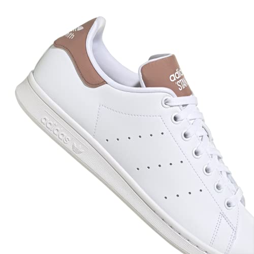 adidas mens Stan Smith Sneaker, Core White/Core White/Dark Blue, 6.5 US