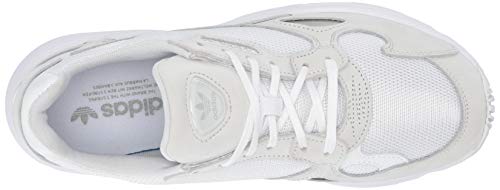 adidas Originals Women's Falcon Sneaker, White/White/Crystal White, 8 M US