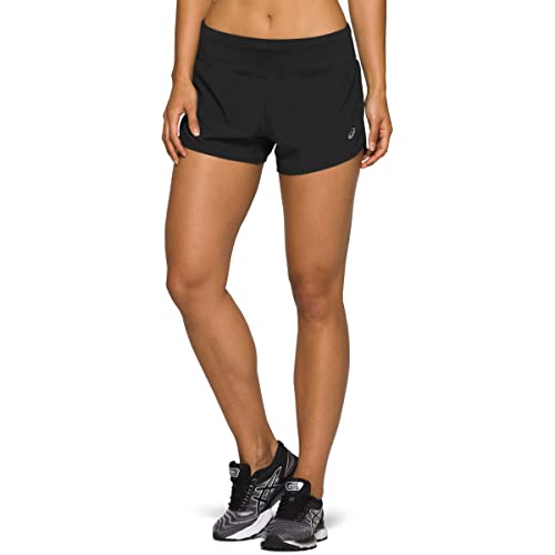 ASICS Women's Road 3.5" Short Running Apparel, S, Performance Black