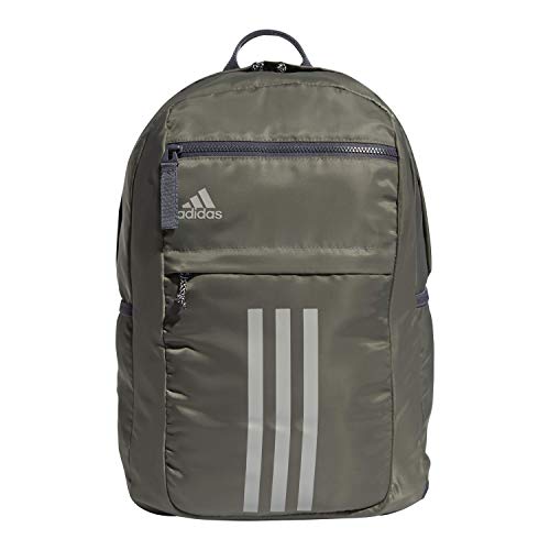 adidas League Three Stripe Backpack, Legacy Green/Onix Grey/Grey Two, One Size