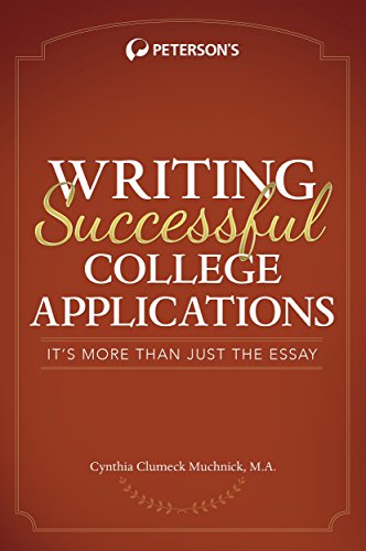 Writing Successful College Applications (Peterson's Writing Successful College Applications) [Paperback] Muchnick, Cynthia