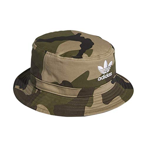 adidas Originals Unisex Originals Bucket, AOP Camo Olive Cargo/White, One Size