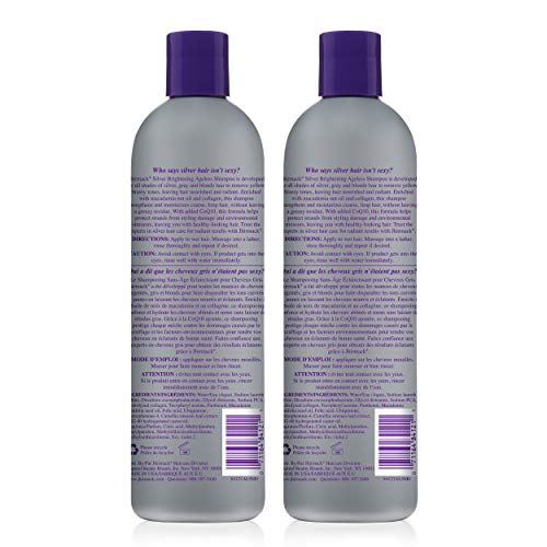 Jhirmack Silver Plus Ageless Shampoo 12 Fl oz (Pack of 2)