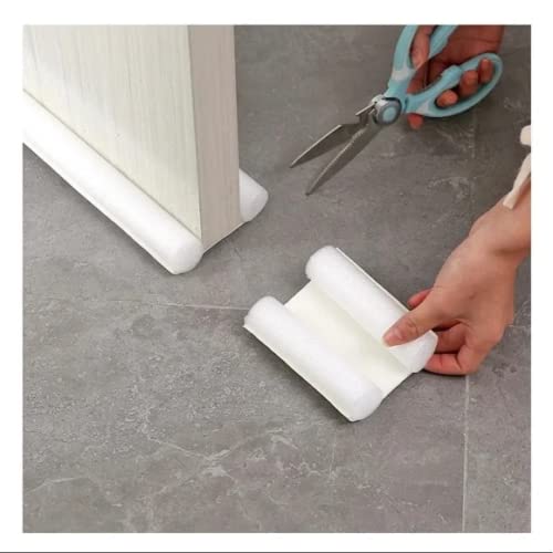 Adjustable Under door draft stopper seal guard, weather and noise reduction door sweep 36 in