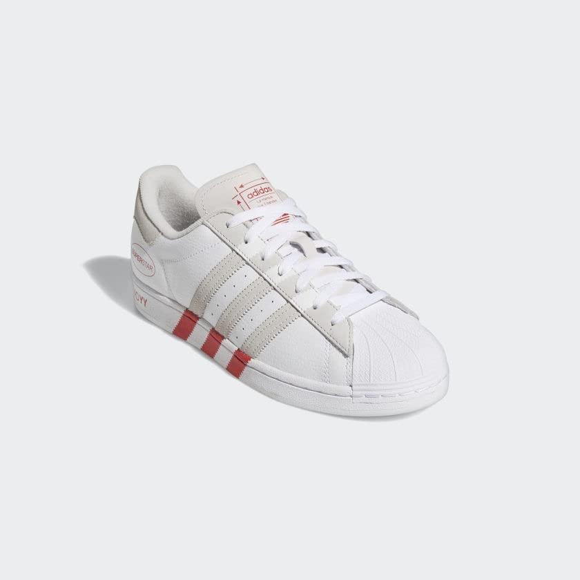 adidas Superstar Shoes Men's, White, Size 7