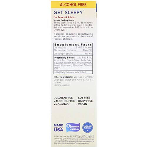 Bioray Get Sleepy, Relaxation & Sleep Support, 2 fl oz (60 ml)