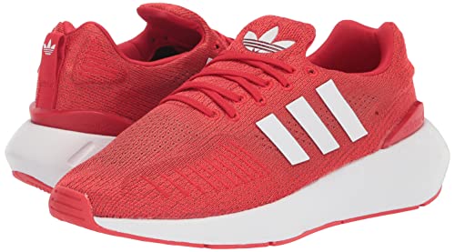 adidas Originals Men's Swift Run 22 Sneaker, Vivid Red/White/Altered Amber, 14