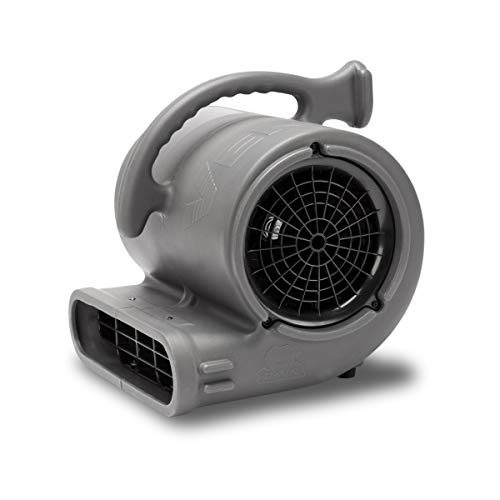 B-Air VP-50 1/2 HP 2950 CFM Air Mover for Janitorial Water Damage Restoration Equipment Stackable Carpet Dryer Floor Blower Fan Water Damage Equipment, Grey