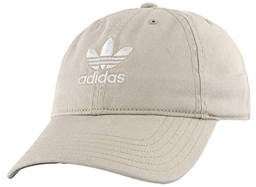 adidas Originals Women's Originals Relaxed Strapback, Khaki/White, One Size