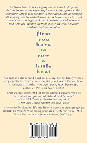 First You Have to Row a Little Boat: Reflections on Life & Living [Hardcover] Bode, Richard