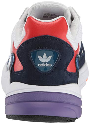 adidas Originals Women's Falcon, Crystal White/Crystal White/Collegiate Navy, 7 M US