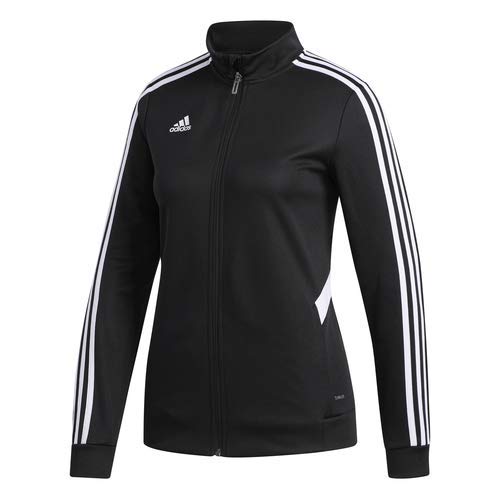 adidas Women?s Alphaskin Tiro Training Jacket, Black/White, Small