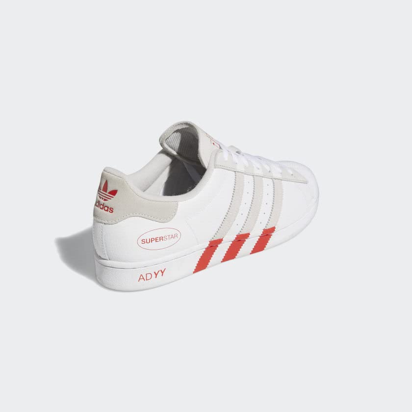 adidas Superstar Shoes Men's, White, Size 7