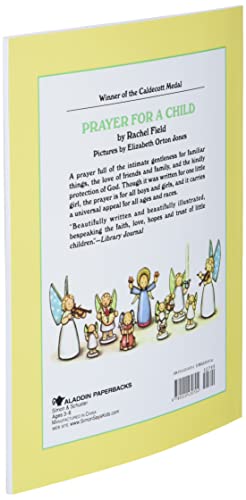 Prayer for a Child [Paperback] Field, Rachel and Jones, Elizabeth Orton