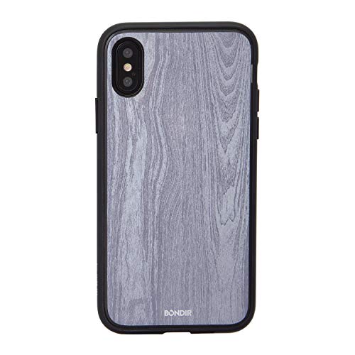 Bondir, Wood Grain Cell Phone Case Compatible with iPhone Xs Max [Military Drop Test Certified] Protective Clear Case Series for Apple iPhone Xs Max