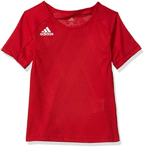 adidas Quickset Jersey, Power Red/Power Red/White, Medium