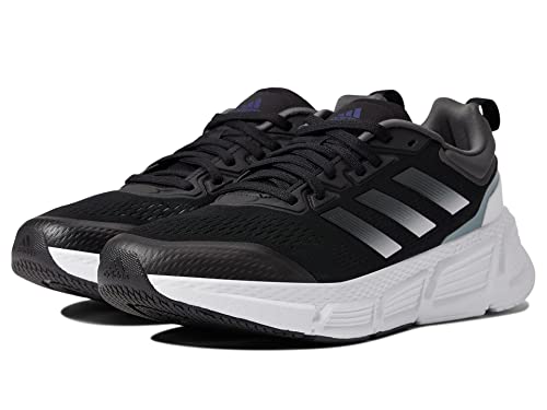 adidas Questar Black/Grey/Pulse Lime 9.5 D (M)