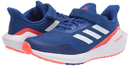 adidas Unisex-Child EQ21 Running Shoe, Team Royal Blue/White/Solar Red, 13