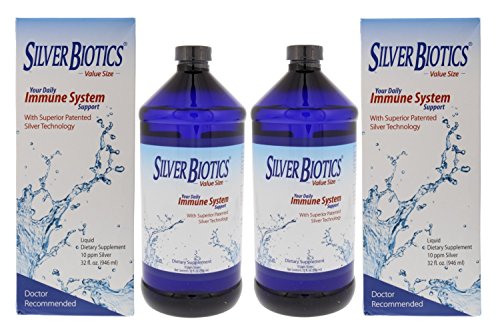 American Biotech Labs Silver Biotics Immune System Support Multi Pack, 32 Fl Oz (Pack of 2)