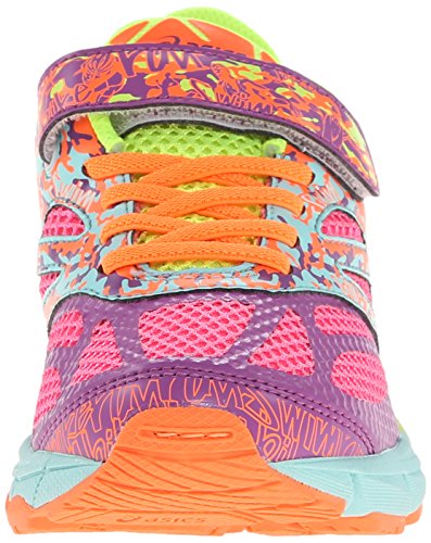 ASICS Gel Noosa Tri 10 PS Running Shoe (Little Kid/Little Kid/Little Kid),Hot Pink/Flash Yellow/Ice Blue,2 M US Little Kid