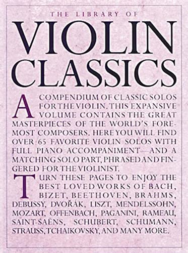 The Library of Violin Classics with Violin Solo Book [Plastic Comb] Amy Appleby