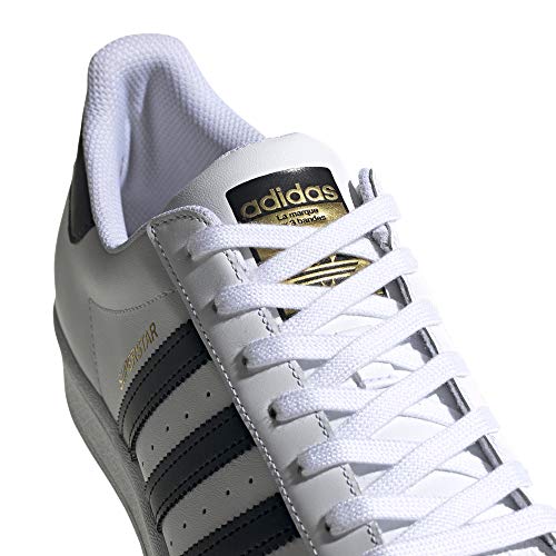 adidas Men's Superstar' Sneaker, FTWR White Core Black FTWR White, 9