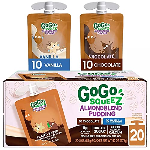 ALMOND BLEND PUDDING GOGO SQUEEZ 20PK 3.0OZ