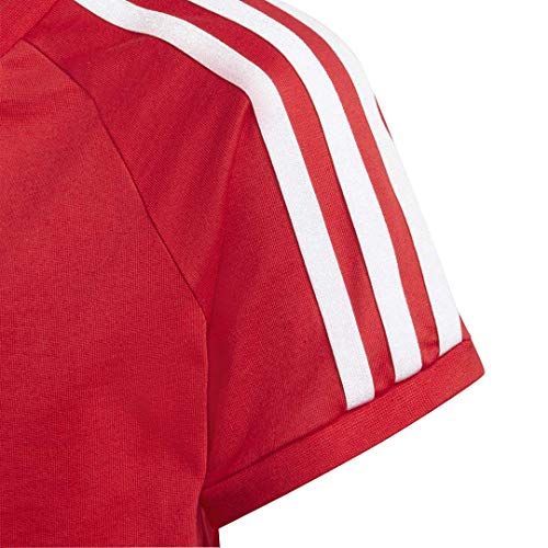 adidas Originals Kids' Tee, Scarlet/White, S