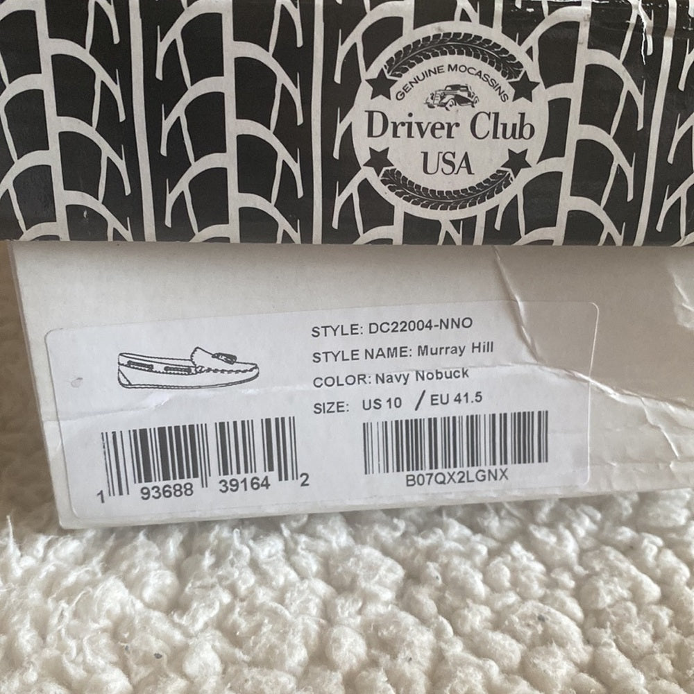 Womens Driver club USA navy size 10 loafers